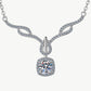 N112 Right On Trend Moissanite Pendant Necklace