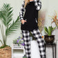 Celeste Plaid Long Sleeve T-Shirt with Pockets