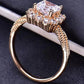 R126 1 Carat Moissanite Twisted Ring