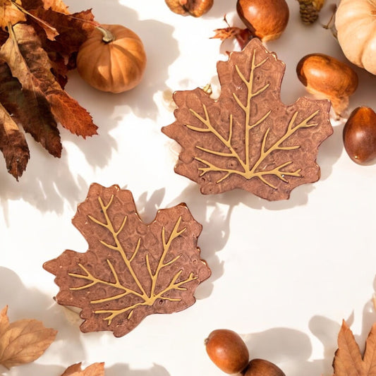 Autumn Red Leaf Vent Clip Set