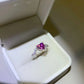 J117 1 Carat Moissanite 925 Sterling Silver Ring