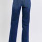 Judy Blue Full Size High Waist Tummy Control Straight Jeans