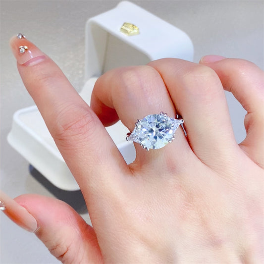 R140 5 Carat Moissanite 925 Sterling Silver Ring