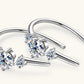 E106 Moissanite 925 Sterling Silver Earrings