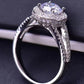 R128 Shiny and Chic 1 Carat Moissanite Ring