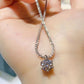 N111 1 Carat Moissanite 925 Sterling Silver Necklace