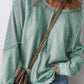 Exposed Seam Long Sleeve Sweatshirt