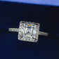 J109 2 Carat Moissanite 925 Sterling Silver Ring