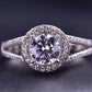 R128 Shiny and Chic 1 Carat Moissanite Ring