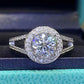 R128 Shiny and Chic 1 Carat Moissanite Ring