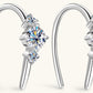 E106 Moissanite 925 Sterling Silver Earrings