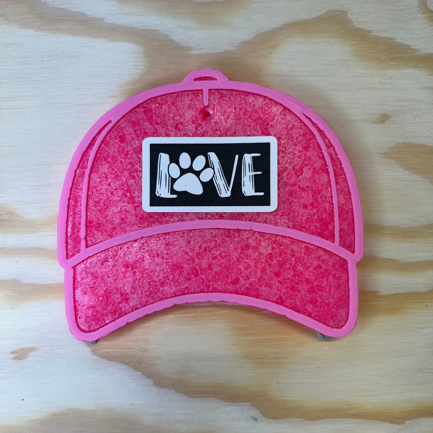 Paw Print Love Truck Patch Freshie