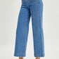 Risen Full Size High Rise Wide Leg Jeans