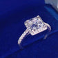 J109 2 Carat Moissanite 925 Sterling Silver Ring