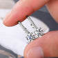 E110 2 Carat Moissanite 925 Sterling Silver Earrings