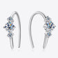 E106 Moissanite 925 Sterling Silver Earrings