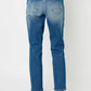 Judy Blue Full Size Distressed Slim Jeans