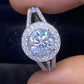 R128 Shiny and Chic 1 Carat Moissanite Ring