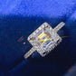 J109 2 Carat Moissanite 925 Sterling Silver Ring