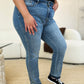 Judy Blue Full Size Mid Rise Rigid Magic Release Hem Jeans