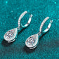 Moissanite Teardrop Earrings