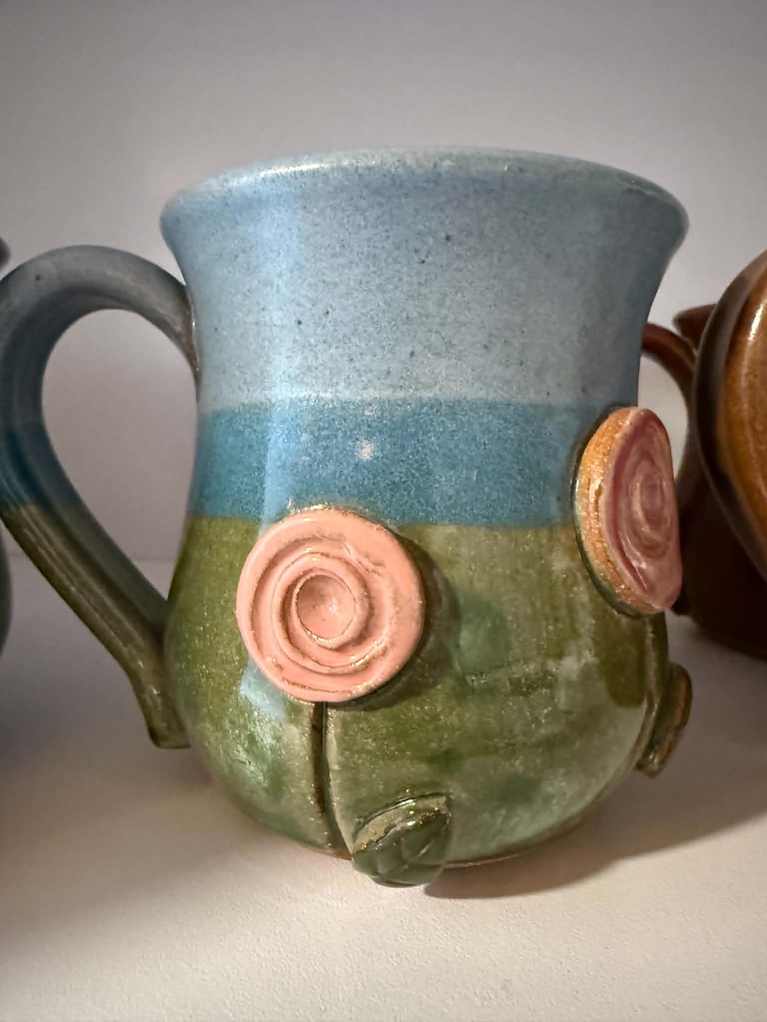 Handmade Ceramic Mugs (Multiple designs)