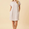 Heimish Pink strip dress