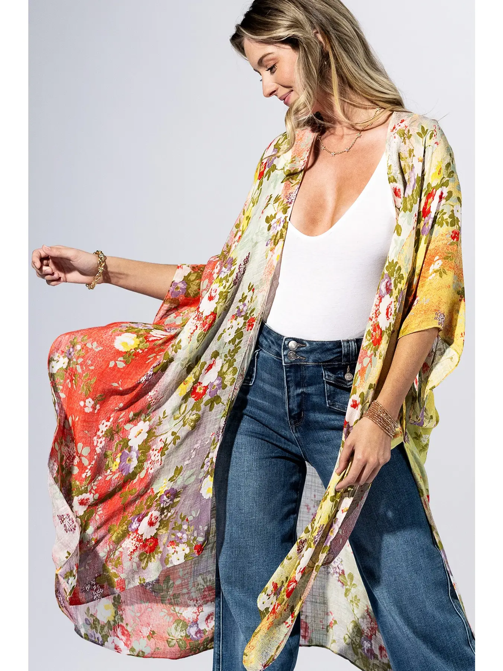 Flower Multi Garden Kimono SALE!