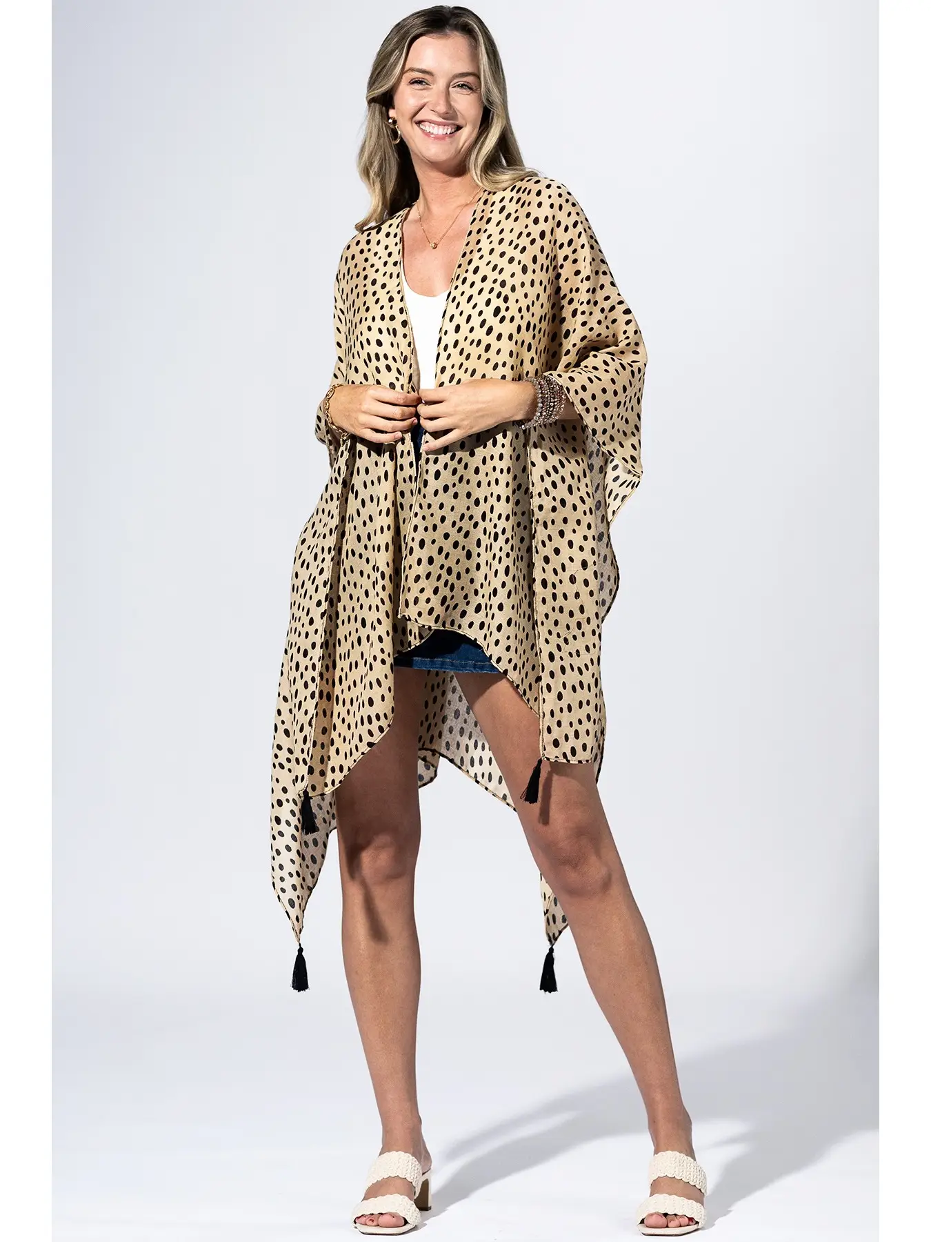Cheetah Spirit Tassel Kimono SALE!