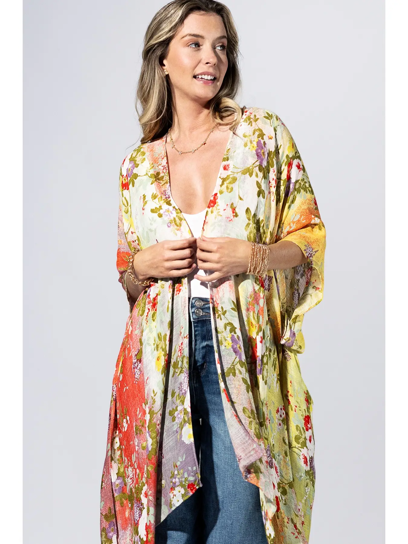 Flower Multi Garden Kimono SALE!
