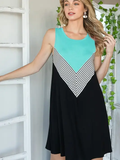 Heimish solid and stripe dress