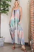 On the sand capri jumpsuit