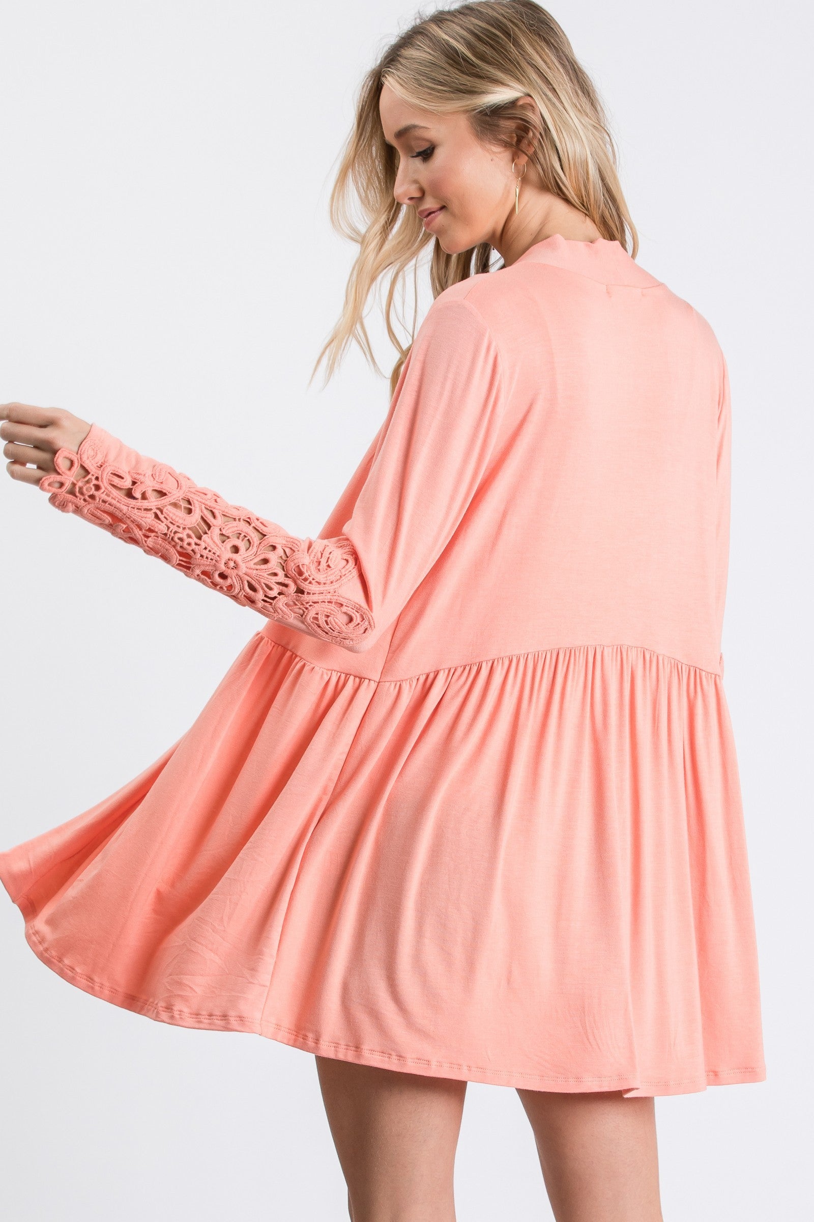 Hailey & Co Soft Knit Jersey Long Sleeve Cardigan