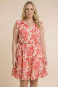 Floral mini dress